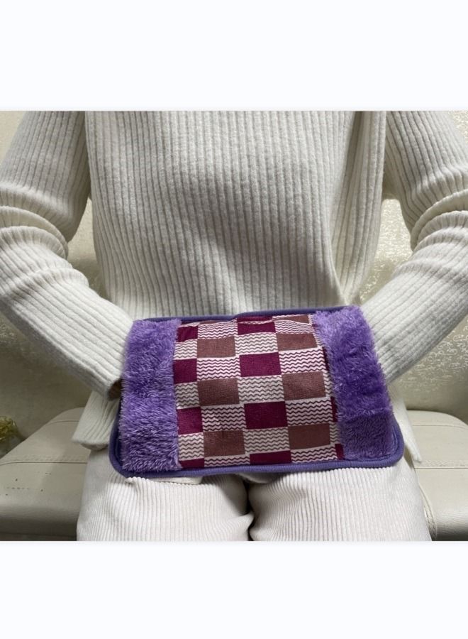 حقيبة الماء الكهربائية الحرارية   بألوان ونقوش مختلفة (بنفسجي، أزرق، بني، إلخ) - Image 5