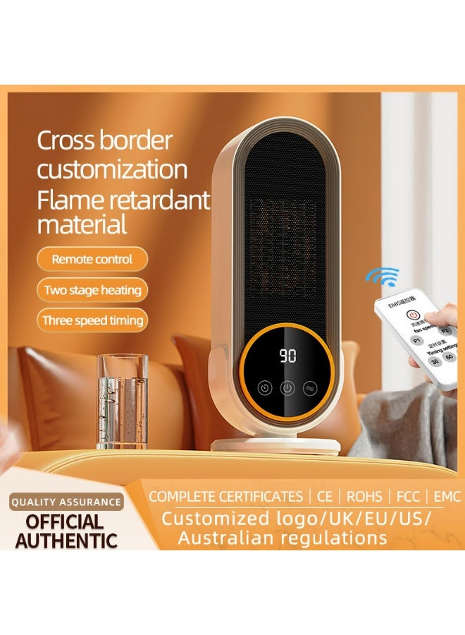 Joyelink Space Heater,Fan Heater with Adjustable Thermostat,1200W PTC Rapid Heating Ceramic Technology with Remote,Intelligent Timing, Ideal for Home and Office Use - Image 1