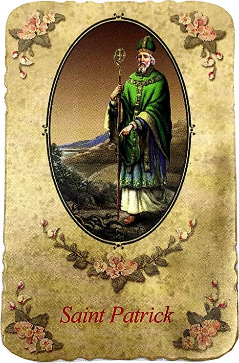 CB مجموعة هدايا مسبحة زجاجية خضراء من ماربل سانت باتريك الكاثوليكية - Image 5