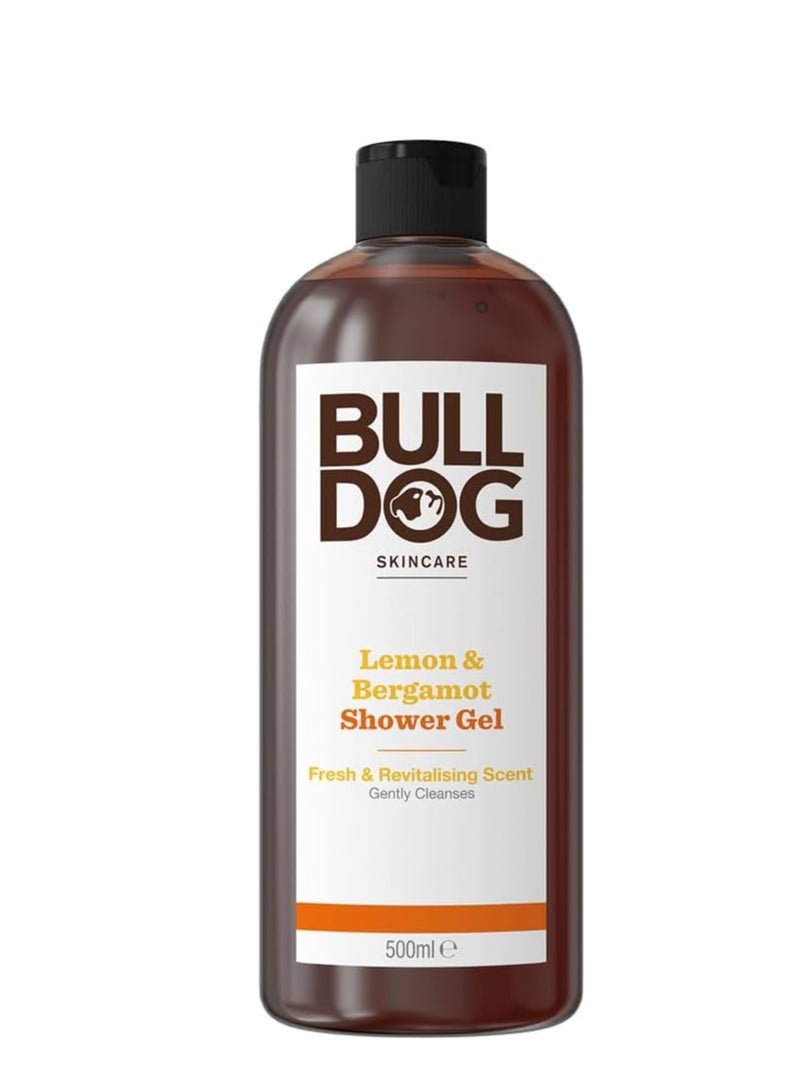 BULLDOG Lemon And Bergamot Skincare Body Wash 500ml