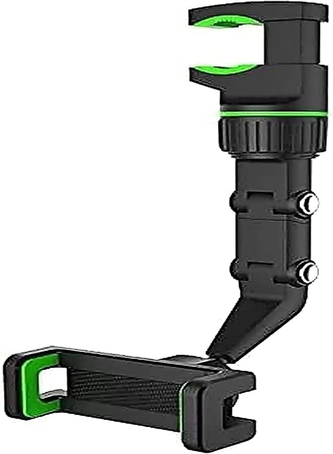 Supwell New Multifunctional Rearview Mirror Phone Holder,360 Degree Rotatable Universal Adjustable Smartphone Cradle,Car Rearview Mirror Mount Phone and GPS Holder,Compatible with All Cell Phones
