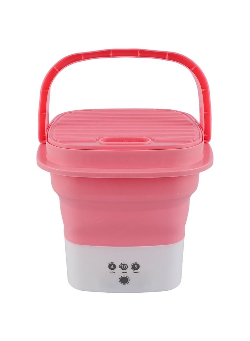 DubaiGallery Washing Machine Small Household Folding Portable Automatic Forward and Reverse Pulsator Elution Dual Purpose Imitation Hand Wash with Drain Hole Fruit Washing Machine - Image 1