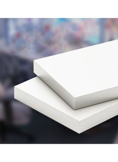NKX Computer Desk,for Home Office,Sturdy Writing Workstation,Gaming Desk100X75X60 Cm White  - Image 4