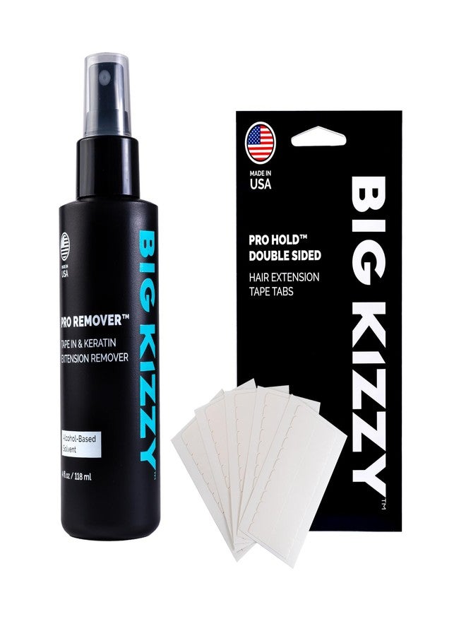 بيج كيزي مجموعة Big Kizzy Pro Remover + Pro Hold Double Sided Replacement Tape، لاصق ومزيل عالي الجودة لوصلات الشعر اللاصقة - Image 1