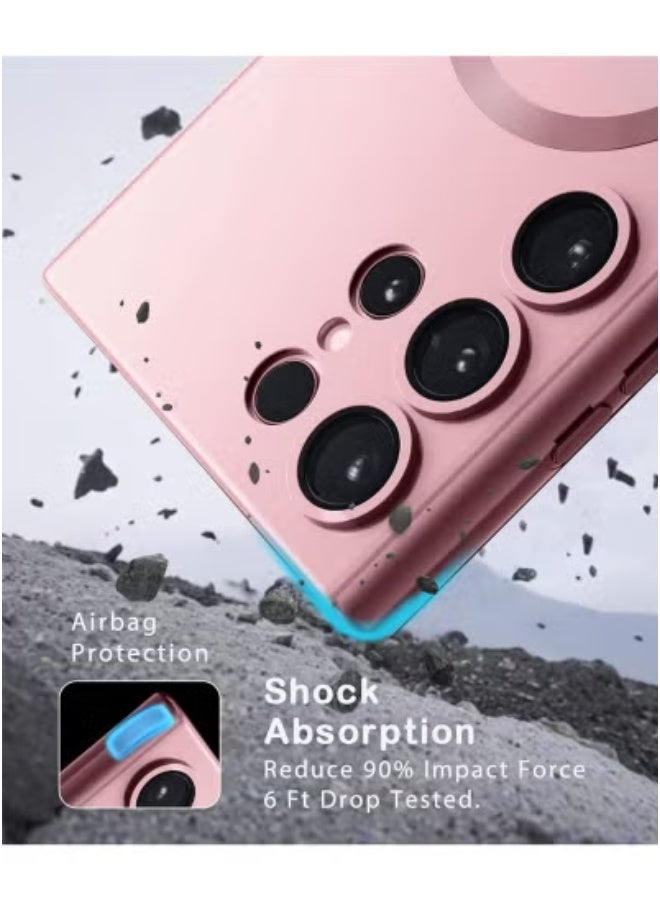 TIGER Samsung Galaxy S23 Ultra Magnetic Case Cover – Slim Thin Shockproof Protective Back Cover with MagSafe Compatibility | Lightweight & Durable Magnetic Case for Samsung Galaxy S23 Ultra 6.8-Inch | Wireless Charging Friendly, Anti-Scratch, Drop-Resistant - Image 5