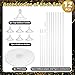 JOYYPOP 12 Sets Balloon Stand Kit For Table Balloon Sticks with Base Birthday Graduation Party Decorations Wedding - Image 4