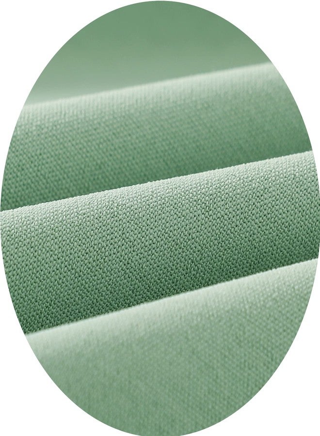 JEELLIGULAR Toddler Dress Ruffle Sleeveless Button Down Denim Dress for Toddler Girl Dress Summer Beach Casual A-line Sundress(Sage Green,4T-5T) - Image 5