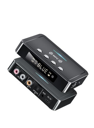 NFC Bluetooth 5.0 Transmitter Receiver, Bluetooth Receiver (RX), Bluetooth Transmitter (TX), FM Transmitter 3-in-1 Bluetooth Adapter for PC TV Flat Panel Speaker Home Car Audio System - pzsku/Z5DC2891462A5EFA5EE92Z/45/_/1701669072/a466b10f-6509-4701-8322-4c0e69e43e66