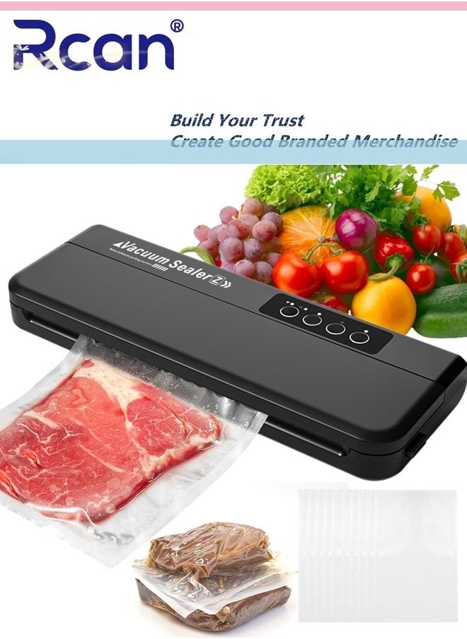 Rcan Food Preservation Machine Dual-purpose Dry/Wet Preservation Sealing Vacuum Sealing Machine Fully Automatic Sealing Machine  - Image 1