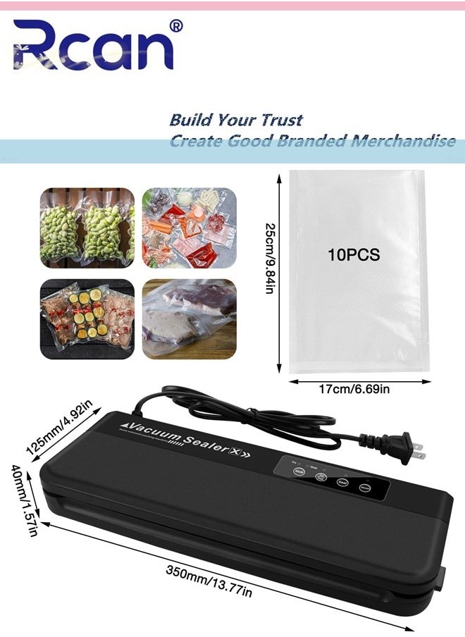 Rcan Food Preservation Machine Dual-purpose Dry/Wet Preservation Sealing Vacuum Sealing Machine Fully Automatic Sealing Machine  - Image 2