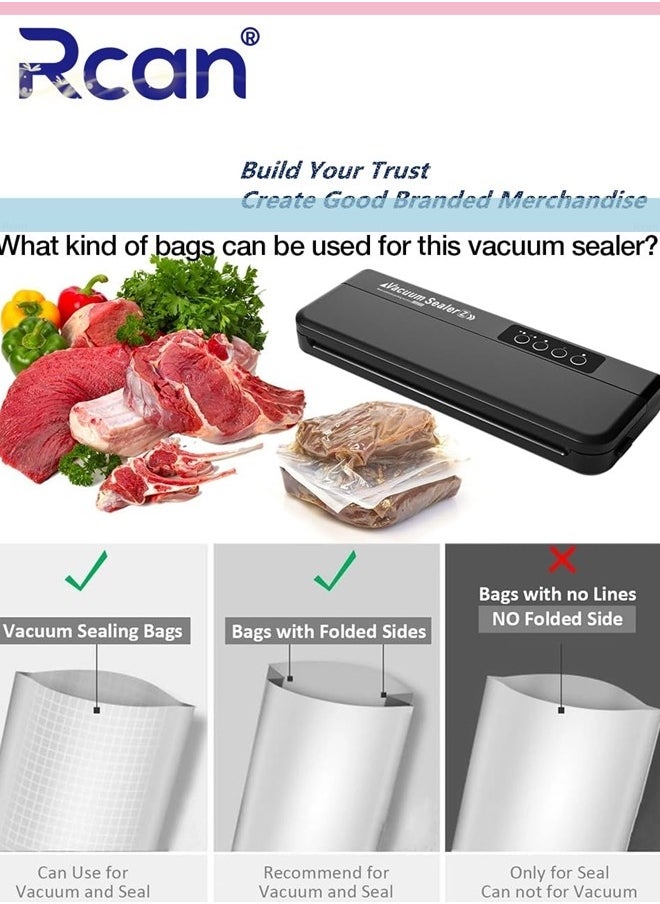 Rcan Food Preservation Machine Dual-purpose Dry/Wet Preservation Sealing Vacuum Sealing Machine Fully Automatic Sealing Machine  - Image 5