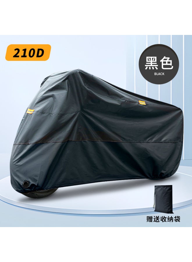 Motorcycle Car Cover Rainproof And Dust-proof Cover Electric Car Car Cover Rain Cover No Leakage Battery Car Cover Thickened Rain Cover