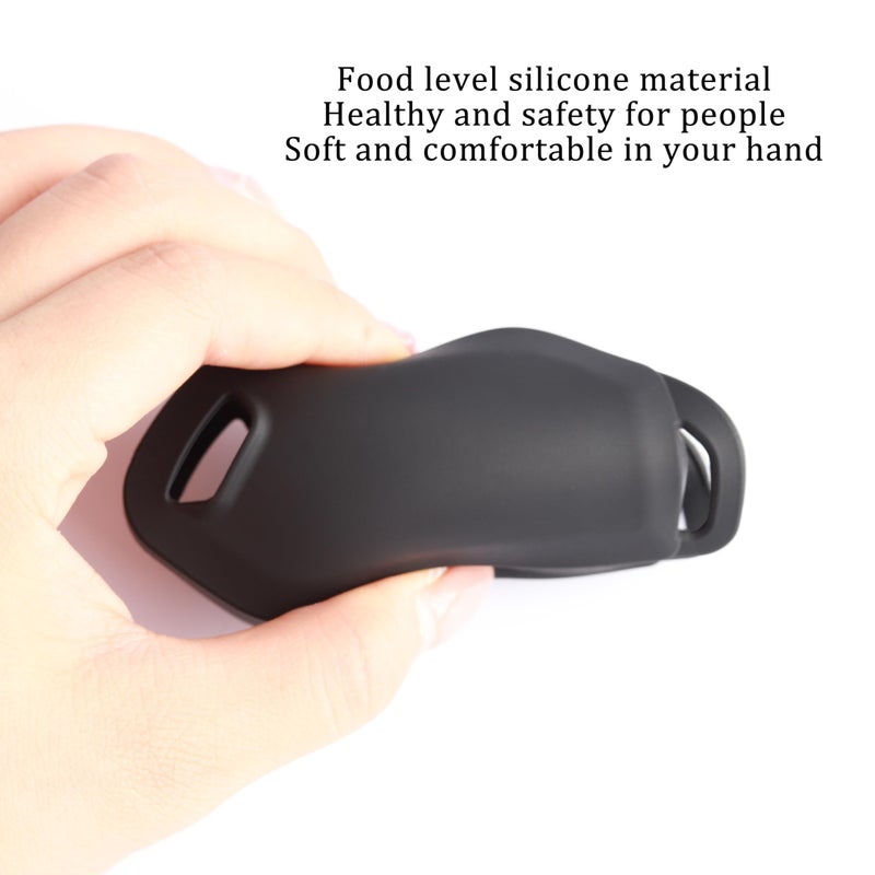 TANDRIVE 5-Button Key Fob Cover for Kia 2026 Sportage 2026 2025 K4 K5 Sorento Telluride 2022-2026, Silicone, 2-Pack, Black - Image 5