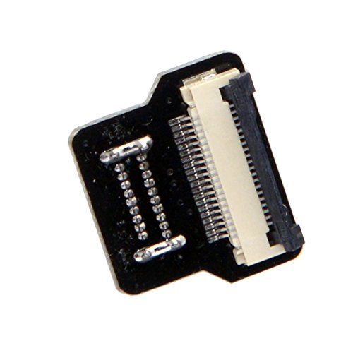 chenyang FPC 20Pin Micro HDMI Flat Male 90 Degree UP Angled Connector for Ribbon Cable,Raspberry Pi, GoPro,Mini Display, Drone, Camera, Gimbal - Image 4