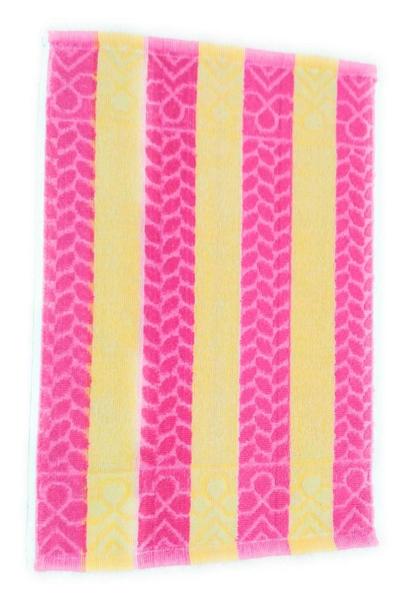 Cotton Colors Floral Design Hand Towels (Medium, Multicolor, Pack of 4)_D19 - Image 2