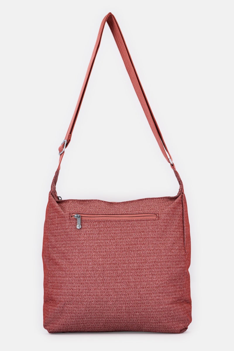 kipling Women Brand Logo Shoulder Bag, Brown - Image 2