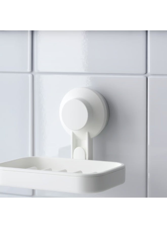 Soap Dish With Suction Cup White - Image 3