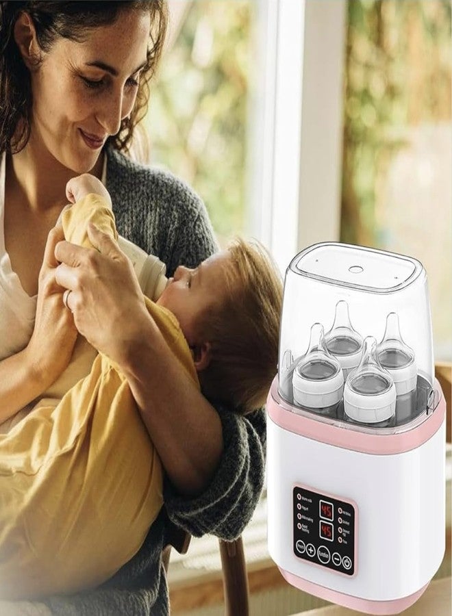 Richtots Premium Baby Bottle Warmer,8-in-1 Baby Bottle Sterilizer, Quick Bottle Warmer, Baby Milk Bottle Warmer, Quick Baby Food Warmer and Defrost, BPA Free Baby Food Heater with LCD Display (8in1 MULTICOLOR) - Image 2