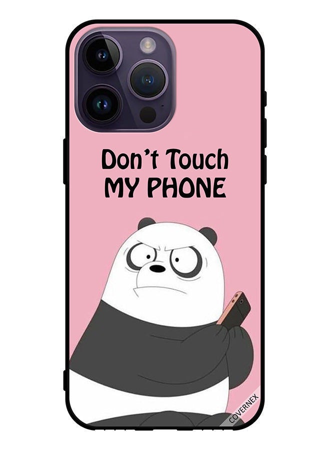 Covernex Protective Case Cover For Apple iPhone 14 Pro Max Don't Touch My Phone Panda - Image 1