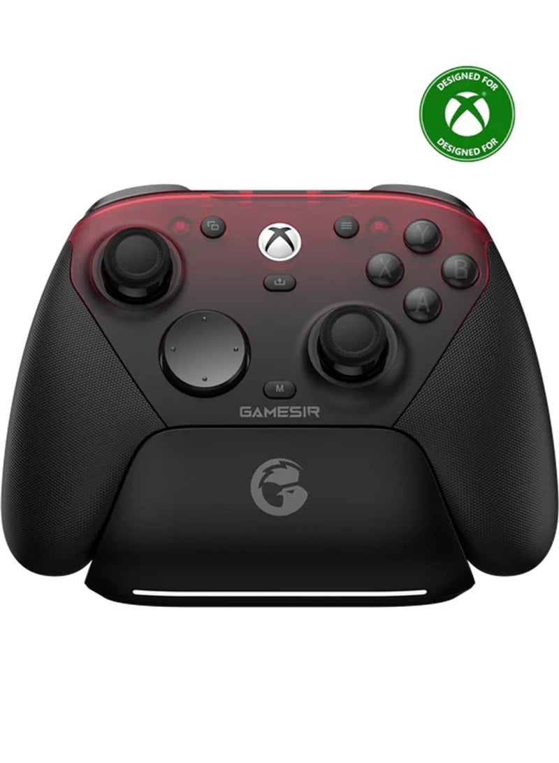 general Professional Gamepad G7 Pro Wireless Controller Tri-Mode Connectivity with Charging Dock for Xbox Series X|S, Xbox One, PC, Android, Plug and Play with TMR Sticks, Hall Effect Analog Triggers, Six-Axis Gyroscope, Four Macro Buttons, 1000Hz Polling Rate, Four Rumble Motors, Back Button Latches, Battery 1200mAh, 3.5mm Audio Jack, Smart Auto Start-Stop - Image 1