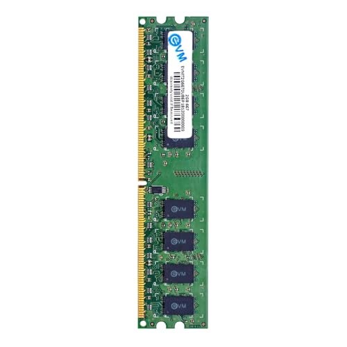 EVM 2GB DDR2 Desktop RAM 667MHz Long-DIMM – 1.8V Low Voltage, 240-PIN Pin, Intel & AMD Compatible, High-Speed PC Memory Upgrade – 10 Year Warranty (EVMT2G6670U86P) - Image 1