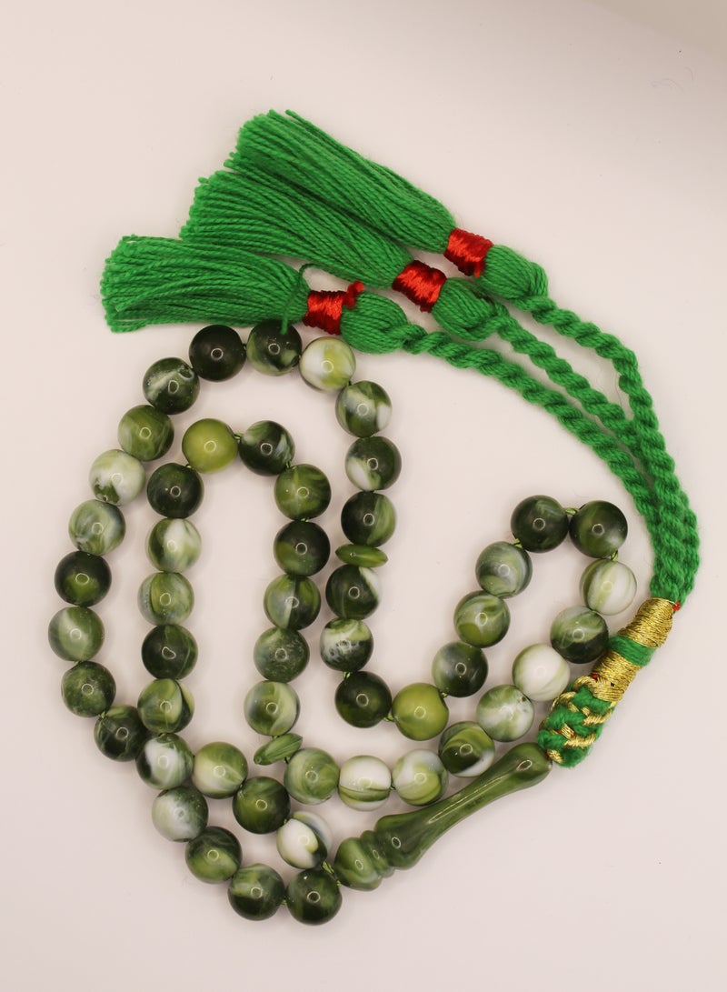 Rosary Qathery 33 Prayer Tasbih/Beads Green - Image 1
