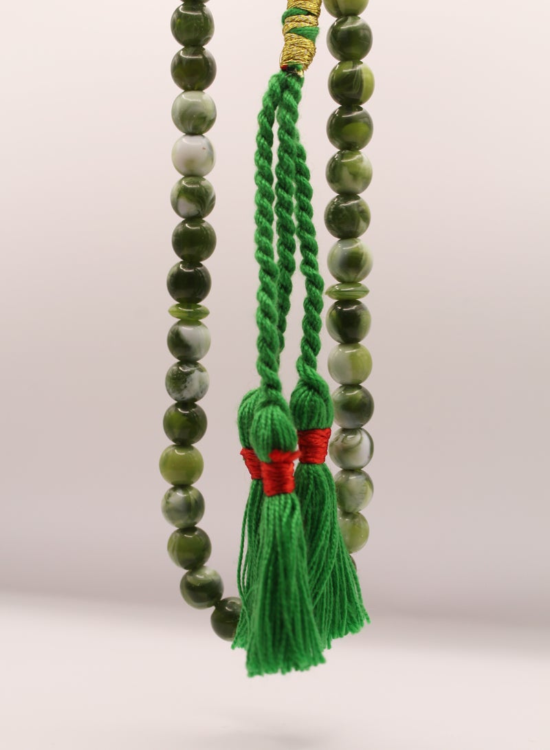 Rosary Qathery 33 Prayer Tasbih/Beads Green - Image 4
