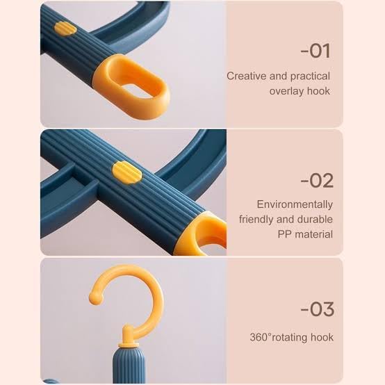 AVIROM 2 pcs Cactus Shape Portable Shoes Drying Hanger Stand Holder for DehumidifyingSpace Saver Plastic Hanging Shoe Organizer for BalconyMulticolour - Image 3