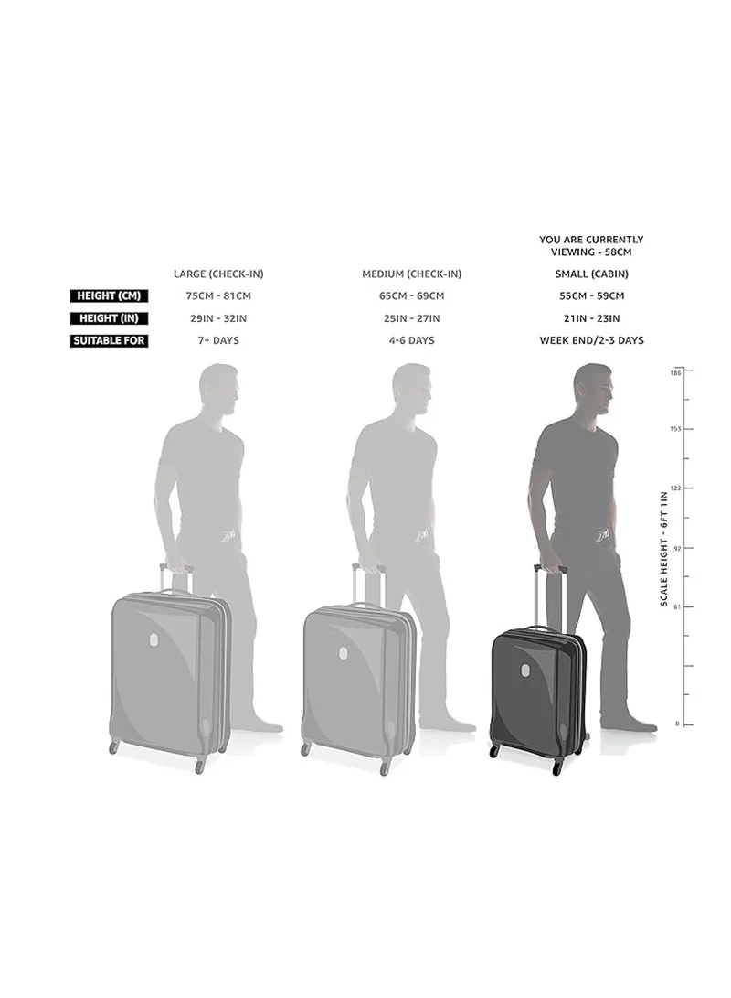 امريكان توريستر American Tourister Jamaica Spinner 58 cm - Maroon - 3 Years Global Warranty