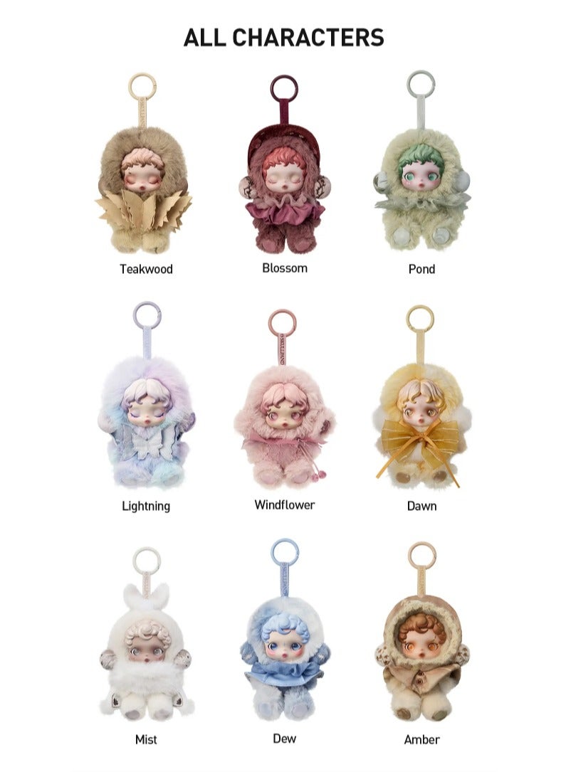 Pop Mart x Skullpanda صندوق مفاجآت دمية SKULLPANDA L’impressionnisme Series Plush، شخصيات عشوائية مجسمة، ألعاب قابلة للجمع وزينة منزلية، هدايا للأعياد وأعياد الميلاد للبنات والأولاد، صندوق واحد - Image 2