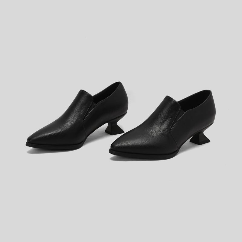 In The Spring Of 2024 Fashion Pointed Heel 40-48 Plus Size Classic Distressed Shoes Women - Image 1