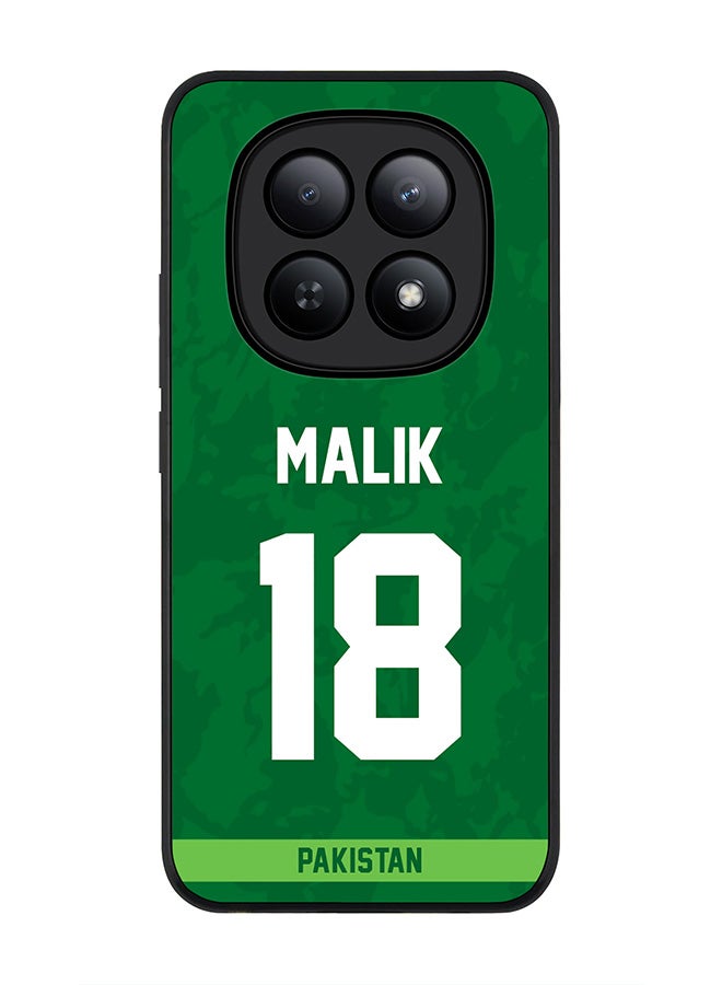 For Xiaomi Redmi Note 15 5G / Poco M8 Case,Slim fit Camera Protection, Shockproof Thin Phone cover  - Pakistan Shoaib Malik, Jersey No 18