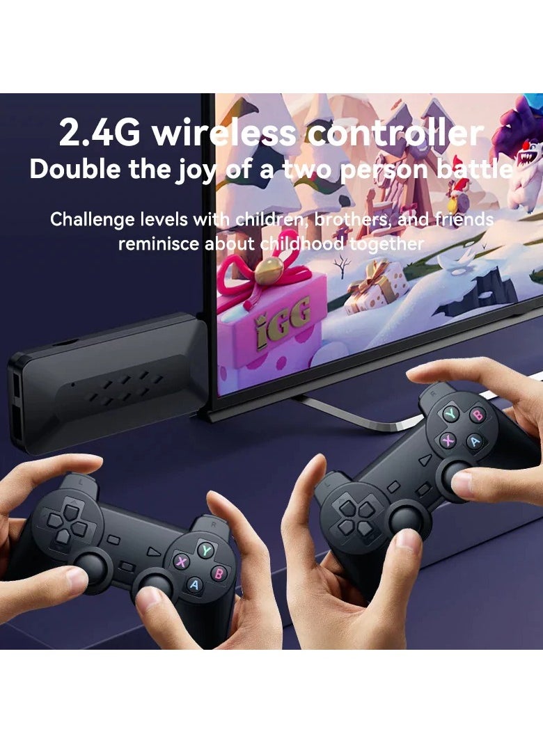 LIXES - Wireless Game Stick M33 – 2.4G Gaming Console with Dual Wireless Controllers for Easy Multiplayer Gaming - Image 1