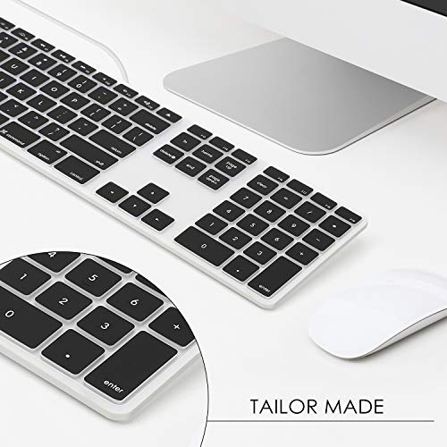 Allinside Black Keyboard Cover for iMac USB Keyboard A1243 MB110LL/B - Image 3
