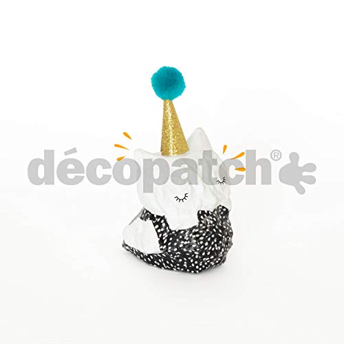 DÃ©copatch décopatch - Ref AP148O - Small Owl - Papier Maché Object to Decorate - 8 x 8.5 x 10cm - Decorate Papers & PaperPatch Glue, Glitter, Paints - Image 2
