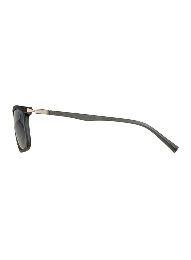 CAT Precision 8514 Men Polarized Rectangular Sunglasses Grey 56 mm