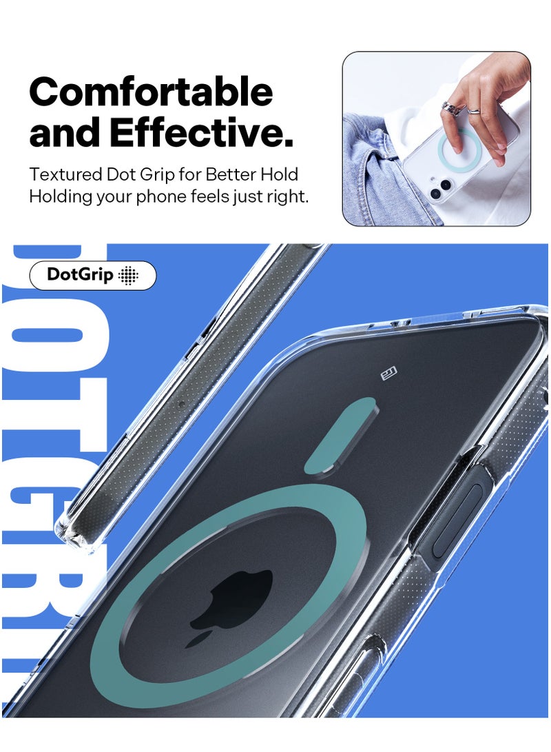 Caseology Capella Mag iPhone 16 MagSafe Case Cover (2024) - Clear Desert Green - Image 5