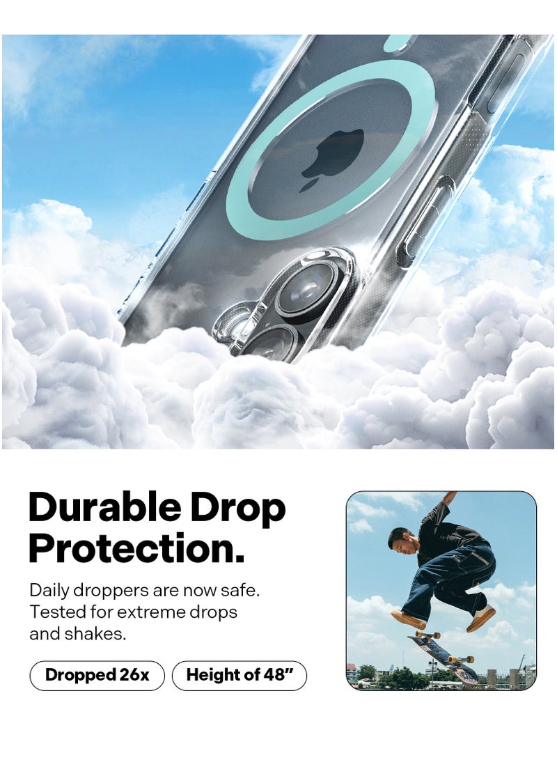 Caseology Capella Mag iPhone 16 MagSafe Case Cover (2024) - Clear Desert Green - Image 4