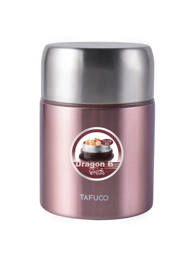 Tafuco Braising Cup, 316 Stainless Steel Inner Pot, Thermal Food Jar, Insulated Porridge Container, Braising Pot T2255, Brown, 0.8l - Image 4