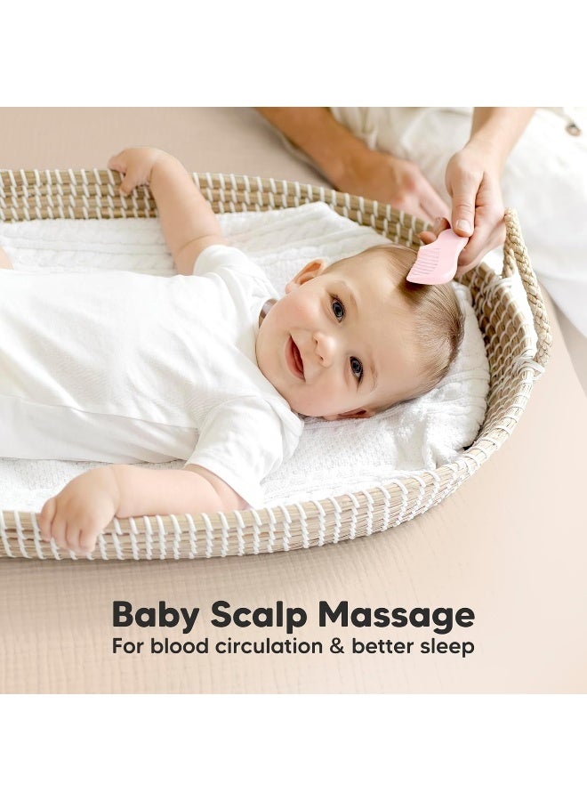 KeaBabies مجموعة فرشاة ومشط شعر للأطفال حديثي الولادة - Image 5