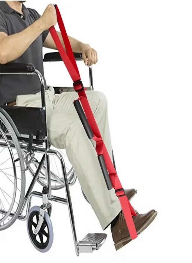 Realfrog - Leg Lift Strap Foot Lift Handle Mobile Lift Assistive Tools for the Elderly Disabled Assistive Tools for Children Wheelchair Beds Car Sofas Hip Joints Knee Replacements Patient Assistive Tools - Image 1