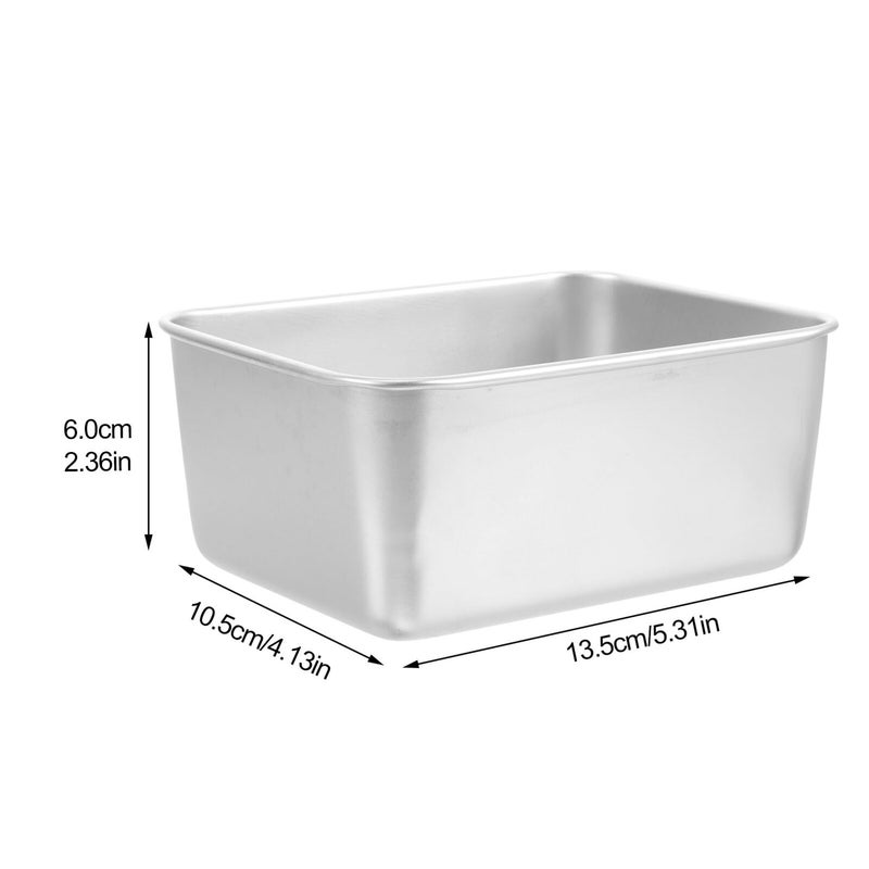 Stainless Steel Portable Camping Bowls 2pcs Outdoor Picnic Tableware Containers 13 5x10 5x5 5cm - Image 3