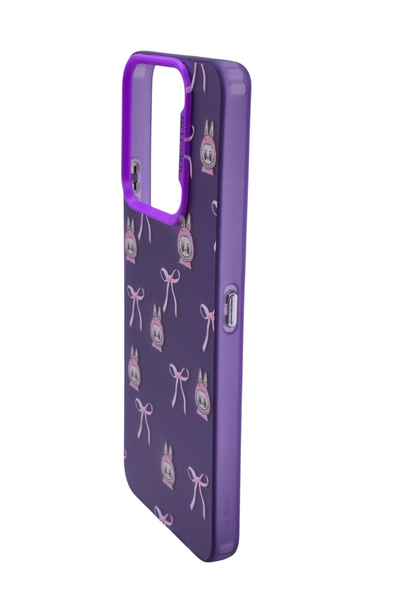 TPU LABUBU Printed Back Cover Case For HONOR X6C - Purple - Image 3