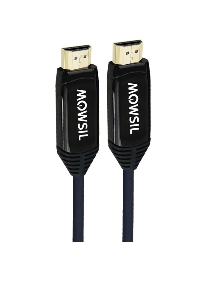 Mowsil AOC 8K HDMI Cable 120 Meter, Support 8K@60Hz, 4K@120Hz,HDR,eARC,Dolby Atmos,DTS:X,3D, High Speed 600MHz, Compatible MacBook, Projector, Windows Laptop,HDTV
