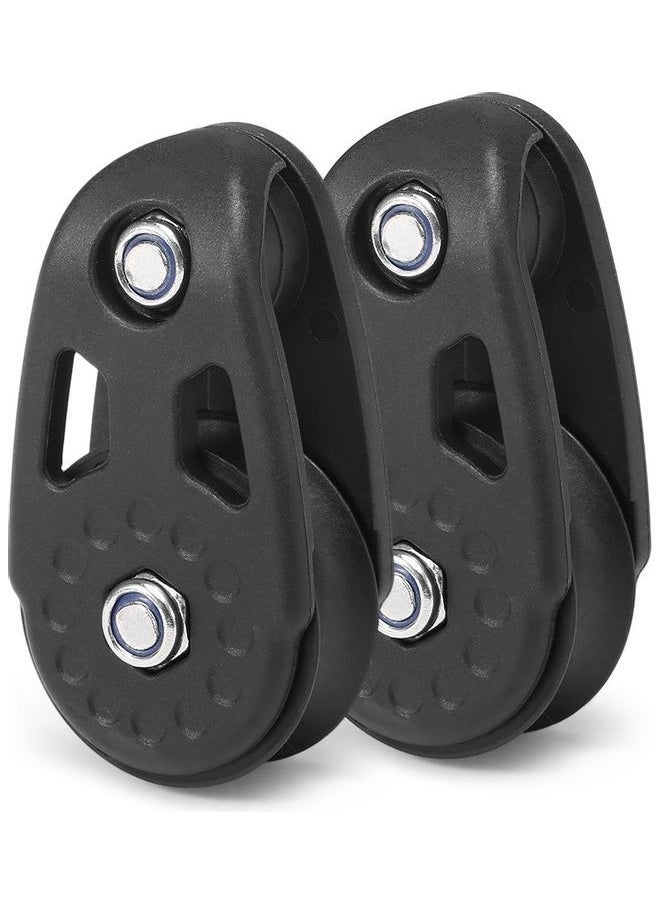 NIBEMINENT - 2-Piece Kayak Slide Rail Pulley Set 7x6x2cm - Image 1