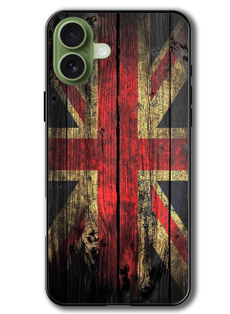 Theodor Case Compatible with Apple iPhone 17 6.3 Inch Protection Shockproof Bumper Cover Vintage wood - Image 1