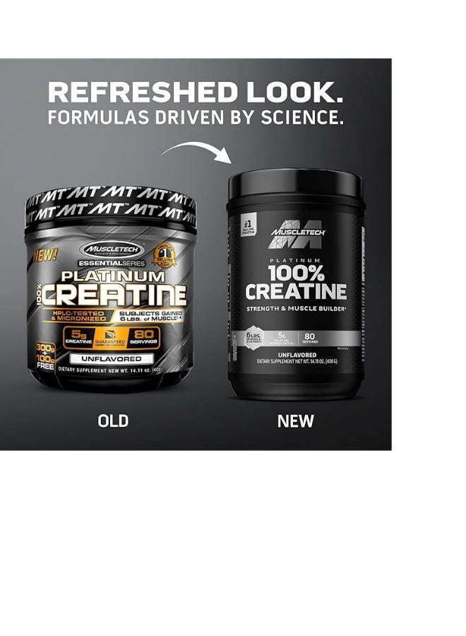 MuscleTech Platinum Ultra Pure Micronized Creatine Powder - Image 1