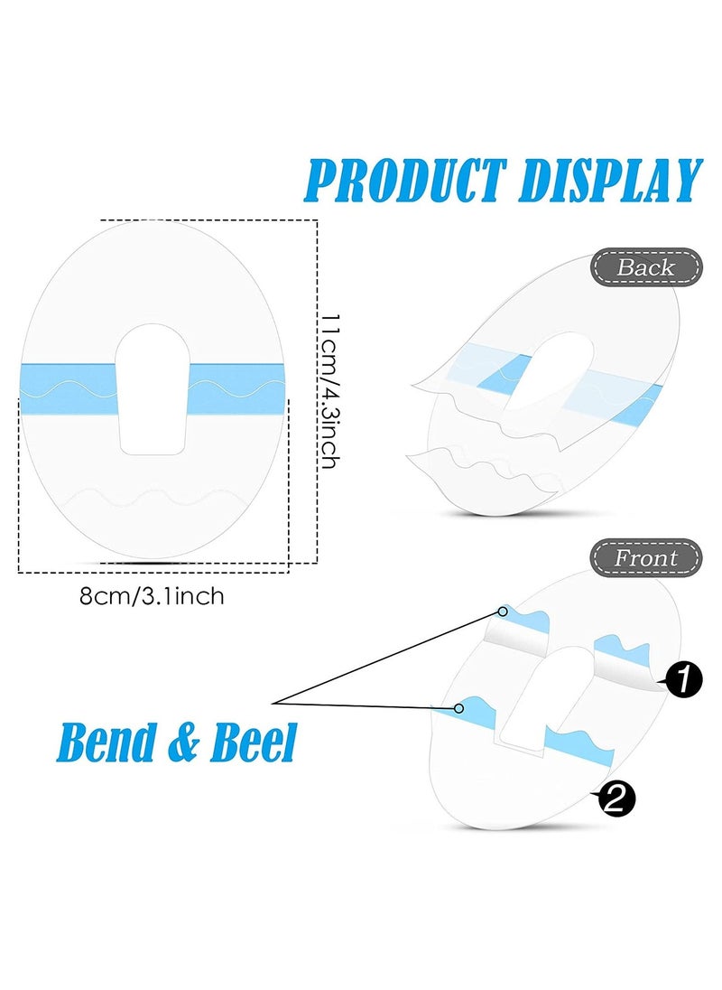 Generic - 20 Pack Adhesive Patches for Dexcom G6 Sensor Covers Overpatch Waterproof Sticker Clear Film Tape - Image 1