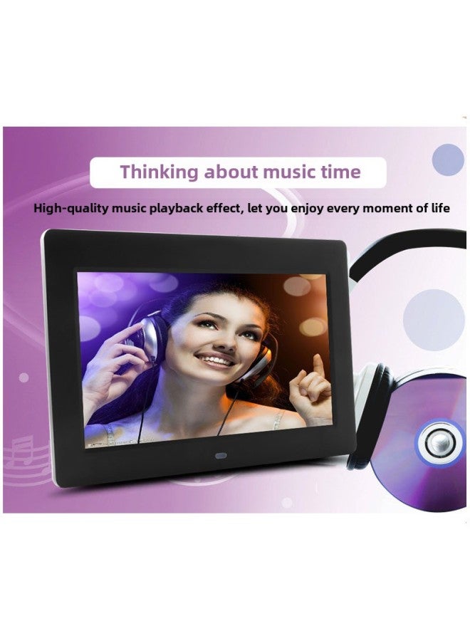 Best Selling 10.1 Inch Digital Photo Frame LED HD Video Player Advertising Machine Electronic Photo Album Gifts-Color:Narrow Edge White  - Image 3