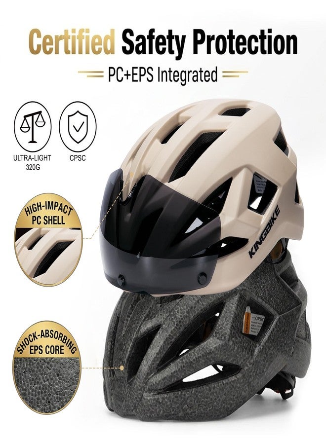 KINGBIKE Bike Helmet for Youth Adult Men Women Road Bike Helmet Lightweight with Tail Light Commute Ventilation Comfortable - Image 2